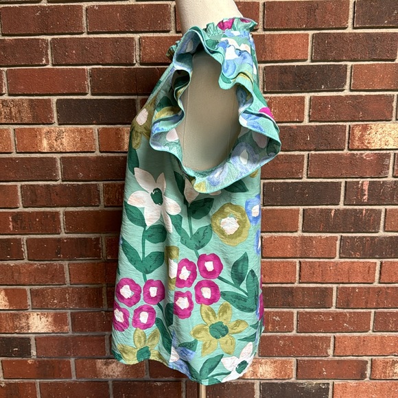 Entro Floral Ruffle Blouse - Picture 10 of 15